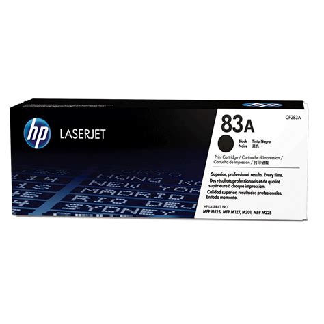Hp laserjet pro mfp m125a printer driver supported windows operating systems. اتش بى 83A Original LaserJet خرطوشة طباعة / CF283A / أسود | توبى