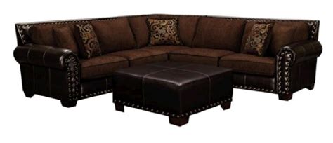 Contemporary furniture designs made out of knotty pine planks with a natural finish made of solid pine wood, no veneers stores 28 wine bottles 2 drawers and a cabinet for. Fulton Brown 4-piece sectional | Value city furniture ...