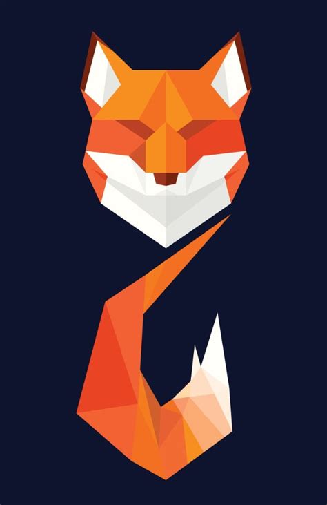 Geometric Fox Art Print By Nate Xopher Society6 Geometric Fox Fox