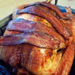 Maple Roasted Turkey With Sage Smoked Bacon And Cornbread Stuffing
