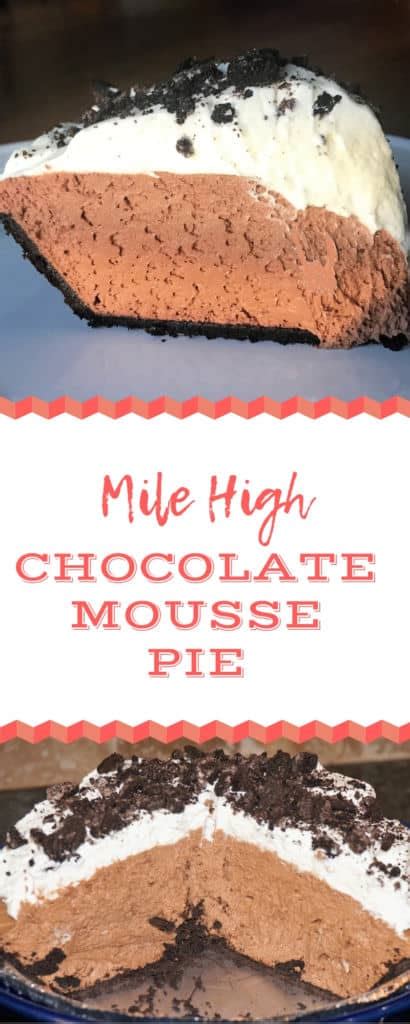 Not only is it pretty, everyone gets their own serving, and you. Mile-High Chocolate Mousse Pie | Grace Like Rain Blog