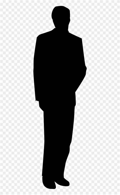Figure Scale Silhouette Standing Drawing Clipground