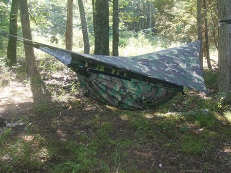 Whether you hammock camp in extremely humid and / or extremely cold environments, underquilt protectors are an essential piece of equipment to keep on hand. Camo Hennessey Hammock - Hammock Forums Gallery