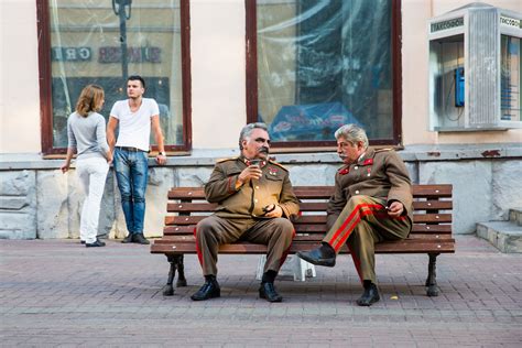 Stalin Chatting With Stalin Shades Of Russia