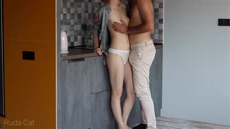 Passionate Morning Standing Orgy With Neat Ginger Haired Stunner In The Kitchen Ruda Cat