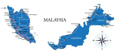 Malaysia Map Guide Of The World