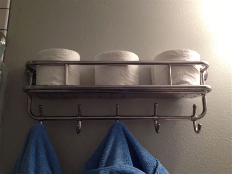 Check out our bathroom shelves over toilet selection for the very best in unique or custom, handmade pieces from our home & living shops. Love this bathroom shelf we got from IKEA. A shelf and ...
