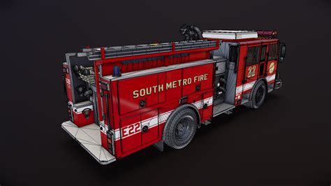 Seagrave Marauder Fire Engine 3d Model By Veaceslav Condraciuc