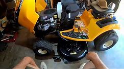 Install A fuel shut off Valve on A Lawn mower In the shop with Walter