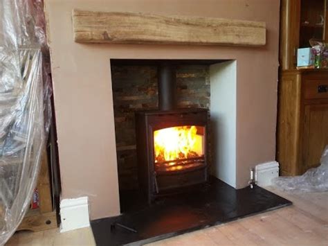 Handling assembly and installation of trusses and frames. Floating Oak Beam Installation Over Fireplace Mantel ...