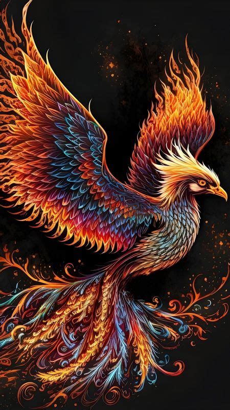 Phoenix Bird Colorful Bird Wallpaper Download Mobcup