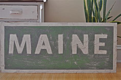 The Umsteads Diy Maine Sign