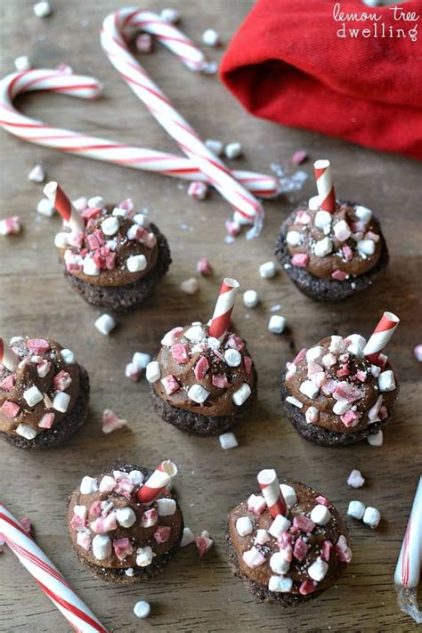 Peppermint Hot Chocolate Cookie Cups Lemon Tree Dwelling