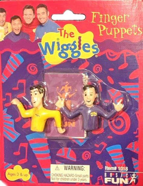 The Wiggles Finger Puppets Of Jeff And Greg New Factory Sealed 2003