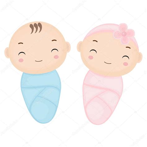 Pictures Twin Baby Boy Cartoon Cute Cartoon Twin Babybaby Boy And