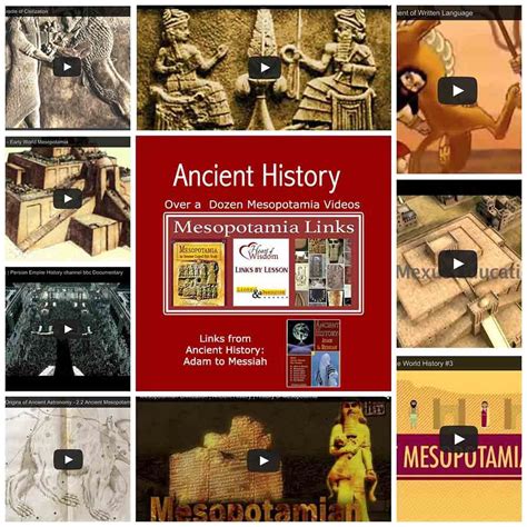 Ancient History Videos Mesopotamia Unit Study Lesson Links