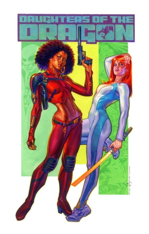 daughters of the dragon by brian stelfreeze misty knight colleen wing black comics