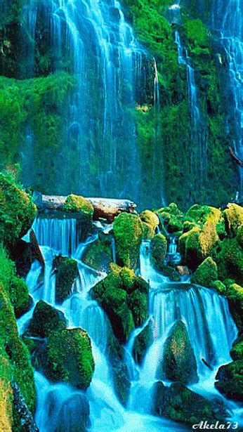 Pin By Daphne Smith On Animated Pictures Waterfall Wallpaper Nature