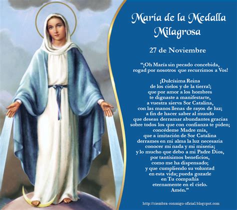 Lista 103 Foto Oracion A La Virgen Milagrosa Para Pedirle Un Milagro