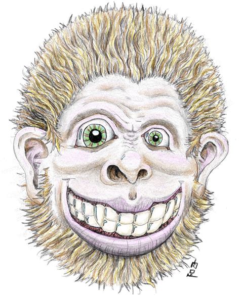 Self Portrait As Monkey By Meatleg On Deviantart