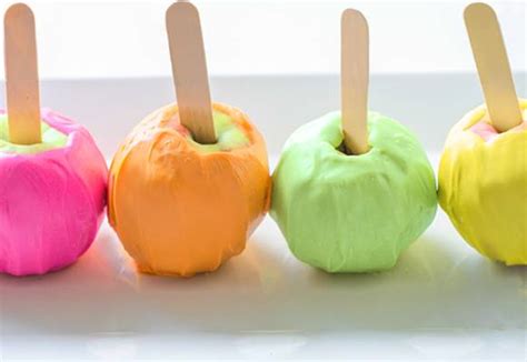 Rainbow Candy Apples Allfoodrecipes