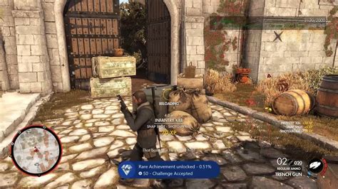 Sniper Elite 4 Challenge Accepted Achievement Trophy Youtube