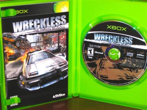 Wreckless The Yakuza Missions Original Xbox Driving Game Complete