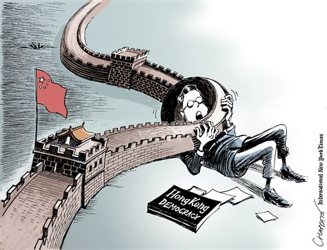 Democracy In Hong Kong Globecartoon Political Cartoons Patrick