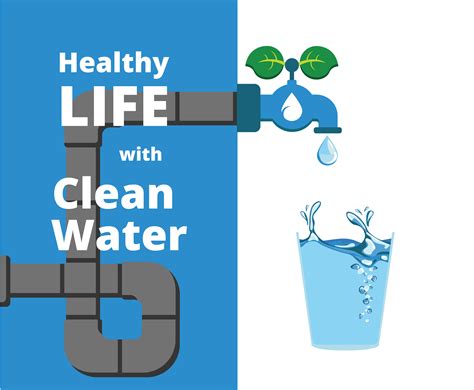 Healthy Life With Clean Water Vector 206127 Vector Art At Vecteezy