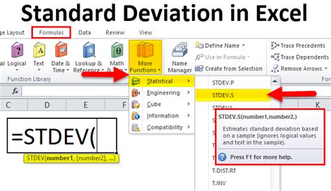 Remember, variance is how spread out your data is from the mean or mathematical average. Standard Deviation in Excel (Formula, Examples) | How to Use?