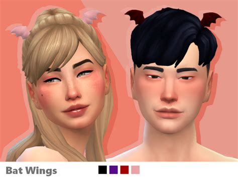 Sims 4 Bat Wings Cc