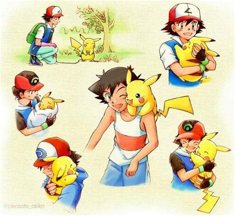 Ash Ketchum And Pikachu ♡ I Give Good Credit To Whoever Made This Ash Pokemon Pokemon