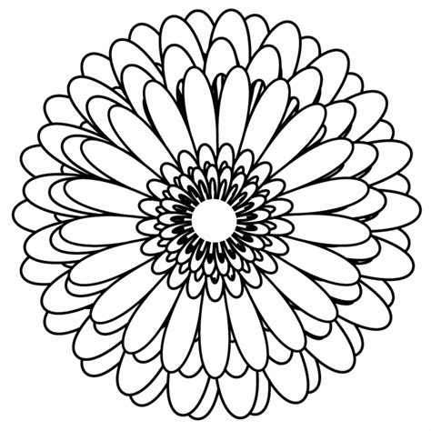 Sintético 104 Imagen De Fondo Dibujos Para Colorear De Flores Grandes