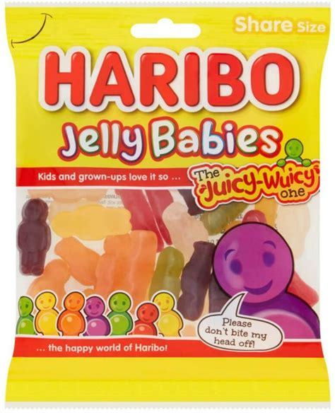 Haribo Jelly Babies Uk 160 G Bizzare Snax