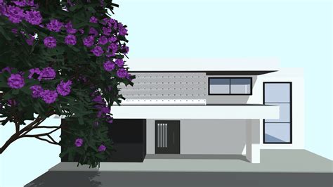 Free Modern House 2 Sketchup Design 3d Model By Nixo Nixo