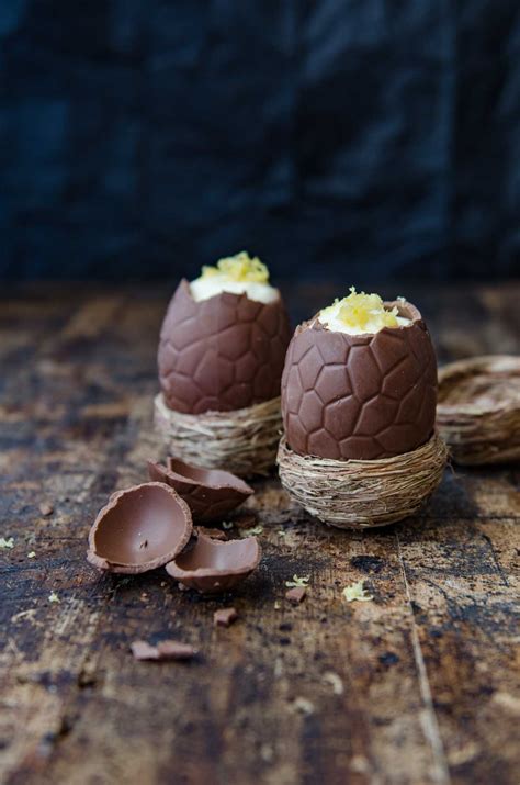 Whether you like your easter eggs full of chocolate, nuts, coconut, or all of the above, there's an easter egg recipe here that's sure to please. Lemon Mousse Filled Easter Eggs | Chew Town Food Blog