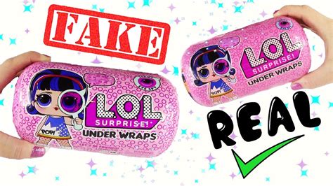 Lol Surprise Under Wraps Fake Vs Real Dolls How To Spot Fake Lol Capsule Lql Fake Lol Dolls