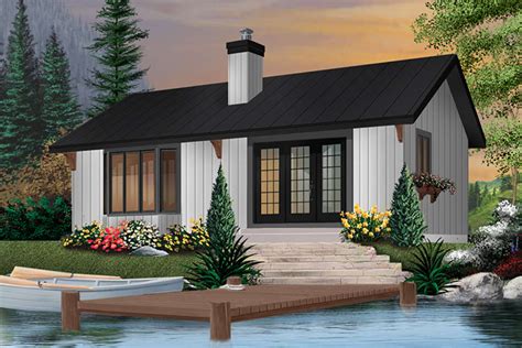 Lake Front Plan 874 Square Feet 2 Bedrooms 1 Bathroom 034 00528