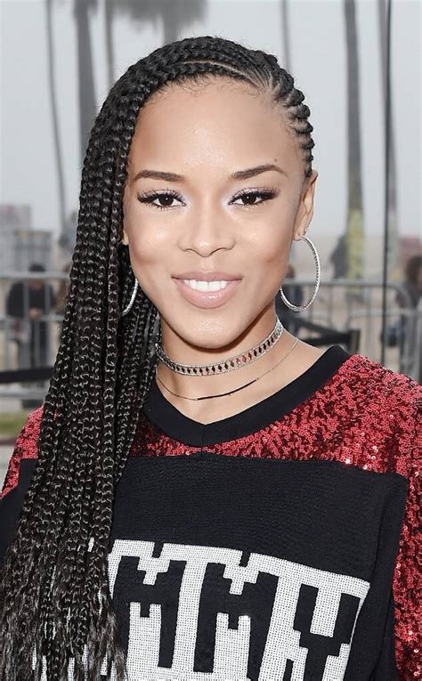 Cornrows braided into a bun. In: Cornrow-to-Braids from This, Not That: These Are the ...