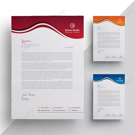 Business Letterhead Design Template Template Download On Pngtree