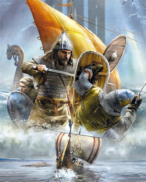 Viking Duel Viking Art Norse Vikings