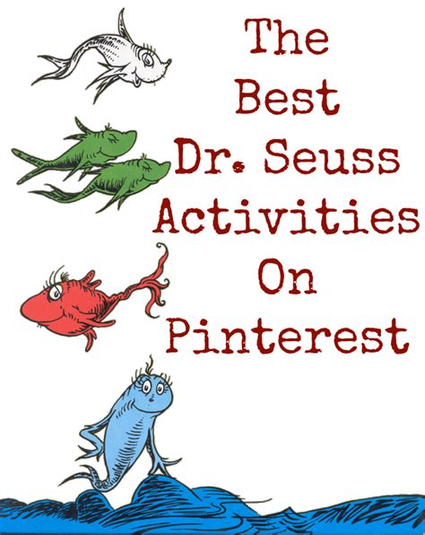 Dr Seuss Activities For Kindergarten Kindergarten