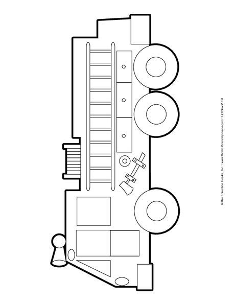 Check spelling or type a new query. Fire Truck Pattern - The Mailbox | Fire safety preschool ...