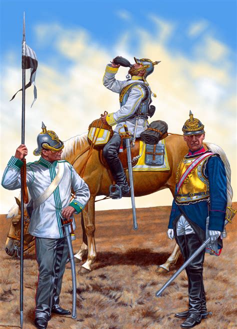 Prussian Pomeranian Cuirassier Regiments During The Franco