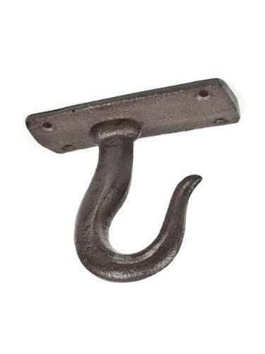 For decorations that weigh more than five pounds, adhesive hooks aren't sturdy enough to do the trick, and the hanging process becomes more complicated. Abbott Collection Short Curl Ceiling Hook | Decorative ...