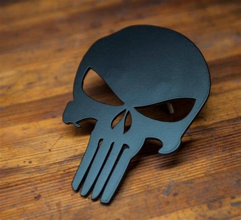 Punisher Grill Emblem Etsy In 2020 Emblems Punisher Hitch Cover