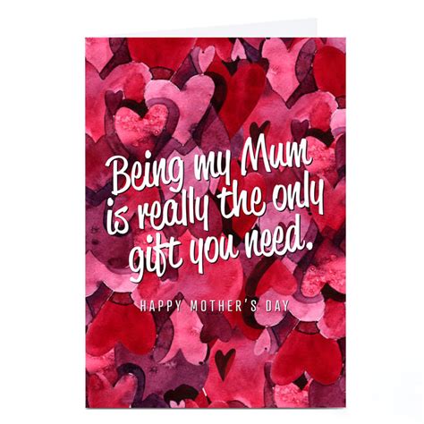Mothers Day Cards For Mummy Personalised Cards For Mothers Day 2022 Uk Card Factory
