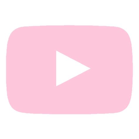 Cute Pink Aesthetic Youtube Logo Aesthetic Things
