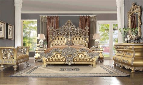 Antique White Silver Cal King Bedroom Set 3pcs Traditional Homey Design