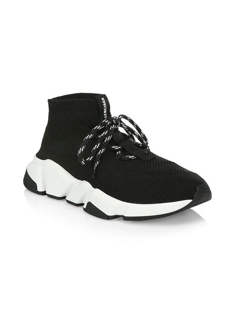 Кроссовки balenciaga triple s black. Balenciaga Synthetic Speed Lace-up Sneakers in Black - Lyst